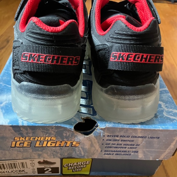 Skechers Boys Ice Lights Sneakers - Picture 4 of 9